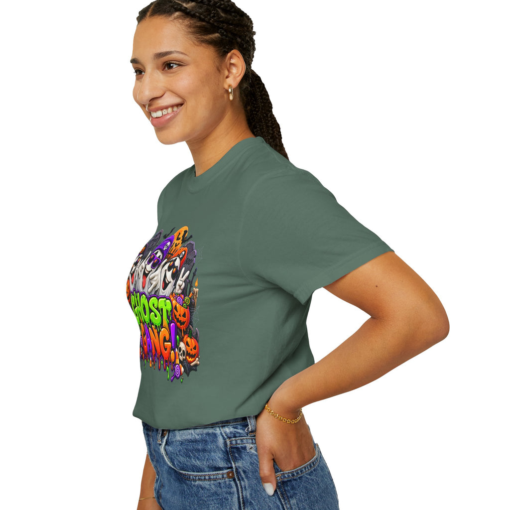Ghost Gang Halloween T-Shirt – Funny Colorful Ghost Graphic Tee