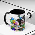 Herd the Crew Border Collie Birthday White Mug