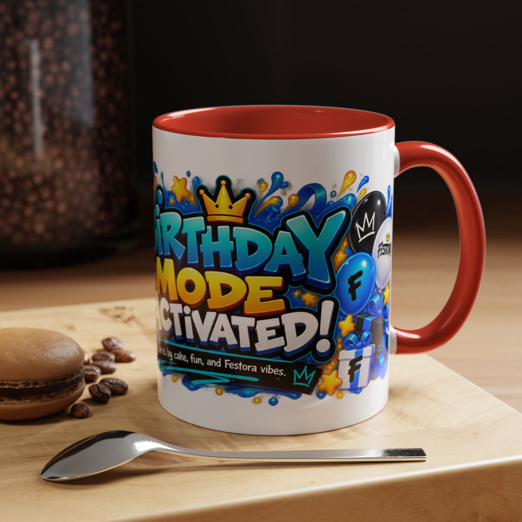 Festora Bot Birthday Mug – Birthday Mode Activated Robot Coffee Cup