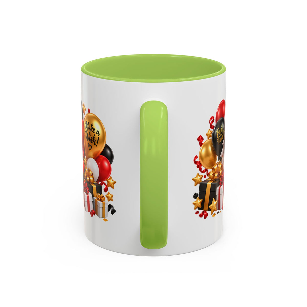 Happy Birthday Eagle Mug – Colorful 3D Birthday Gift – White Coffee Mug