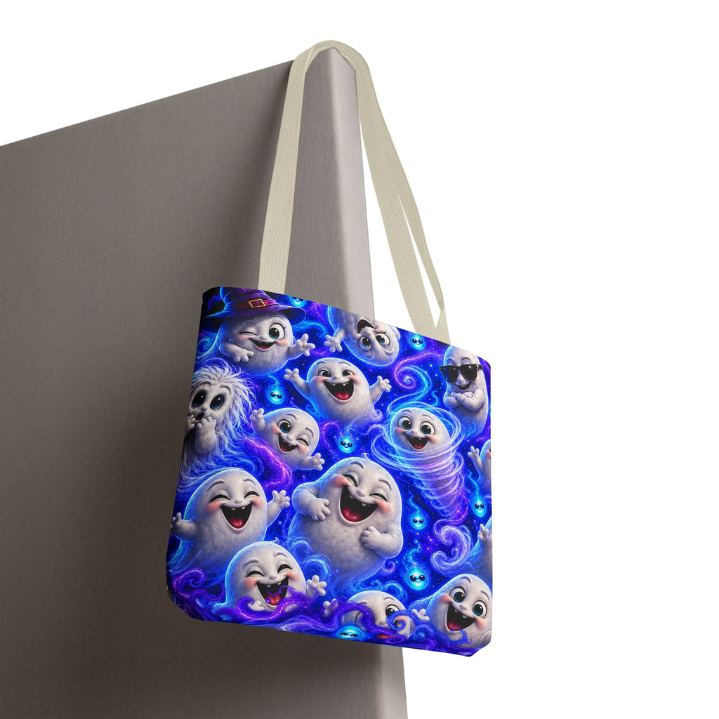 Ghost Friends Tote Bag — Cute Halloween Spirits All-Over Print