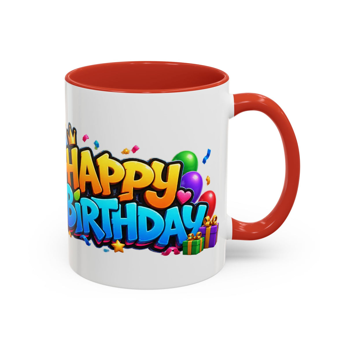 Gorilla Happy Birthday Mug - Colorful 3D Celebration Design