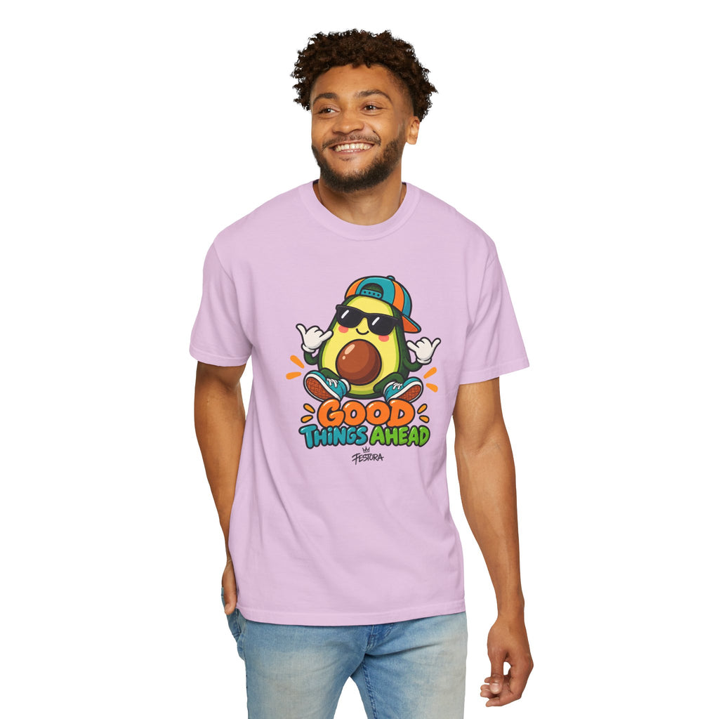 Good Things Ahead Avocado Graphic T-Shirt | Festora Everyday