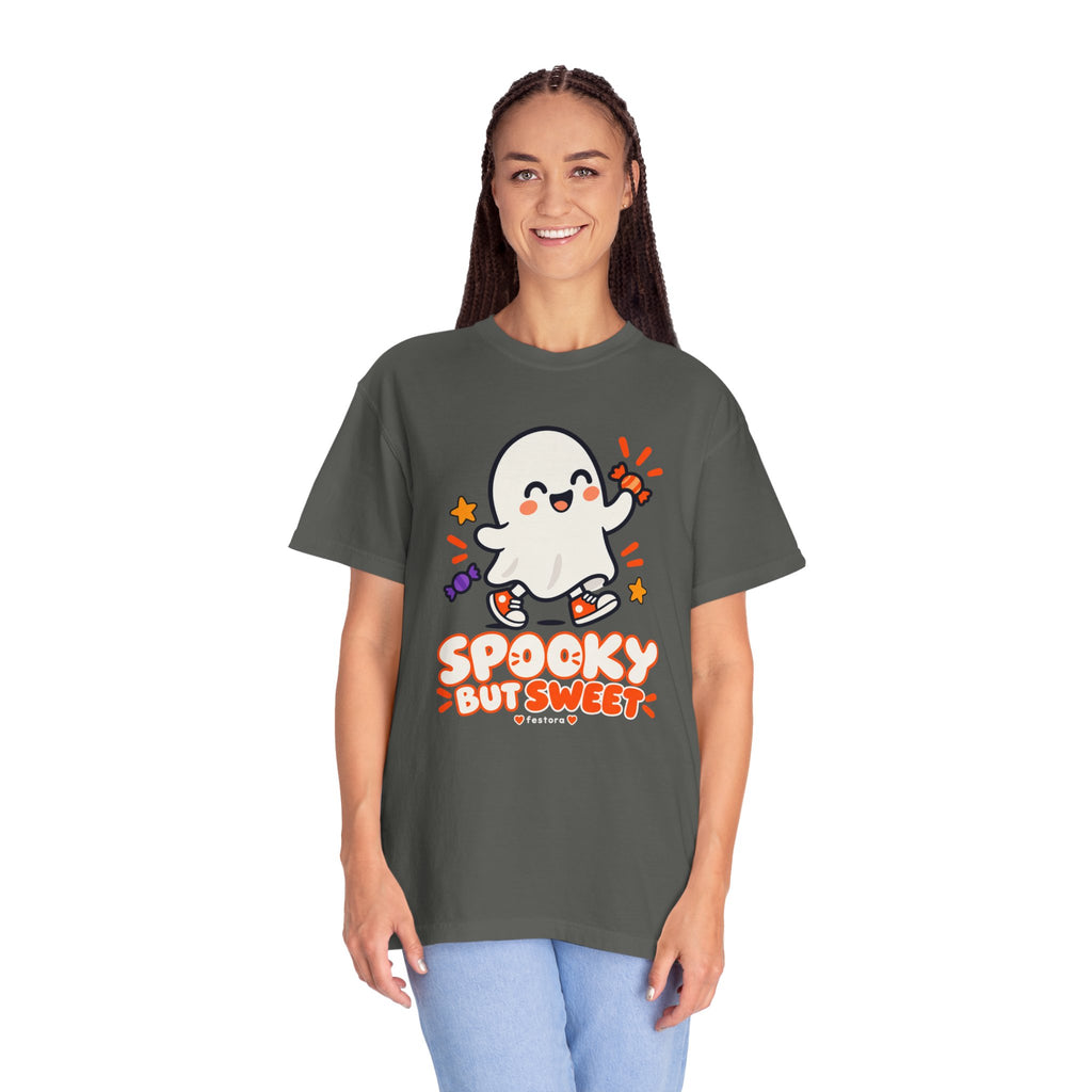 Spooky but Sweet Ghost T-Shirt | Cute Halloween Graphic Tee