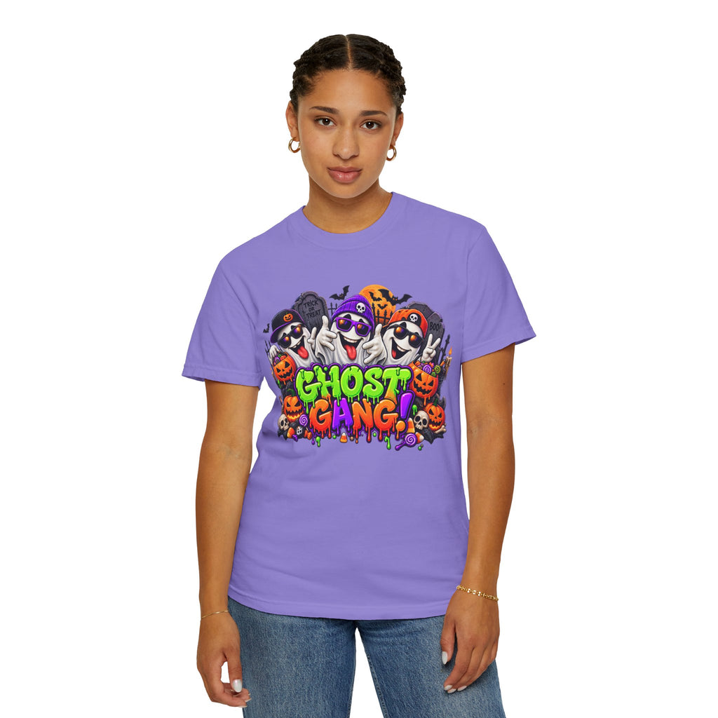 Ghost Gang Halloween T-Shirt – Funny Colorful Ghost Graphic Tee