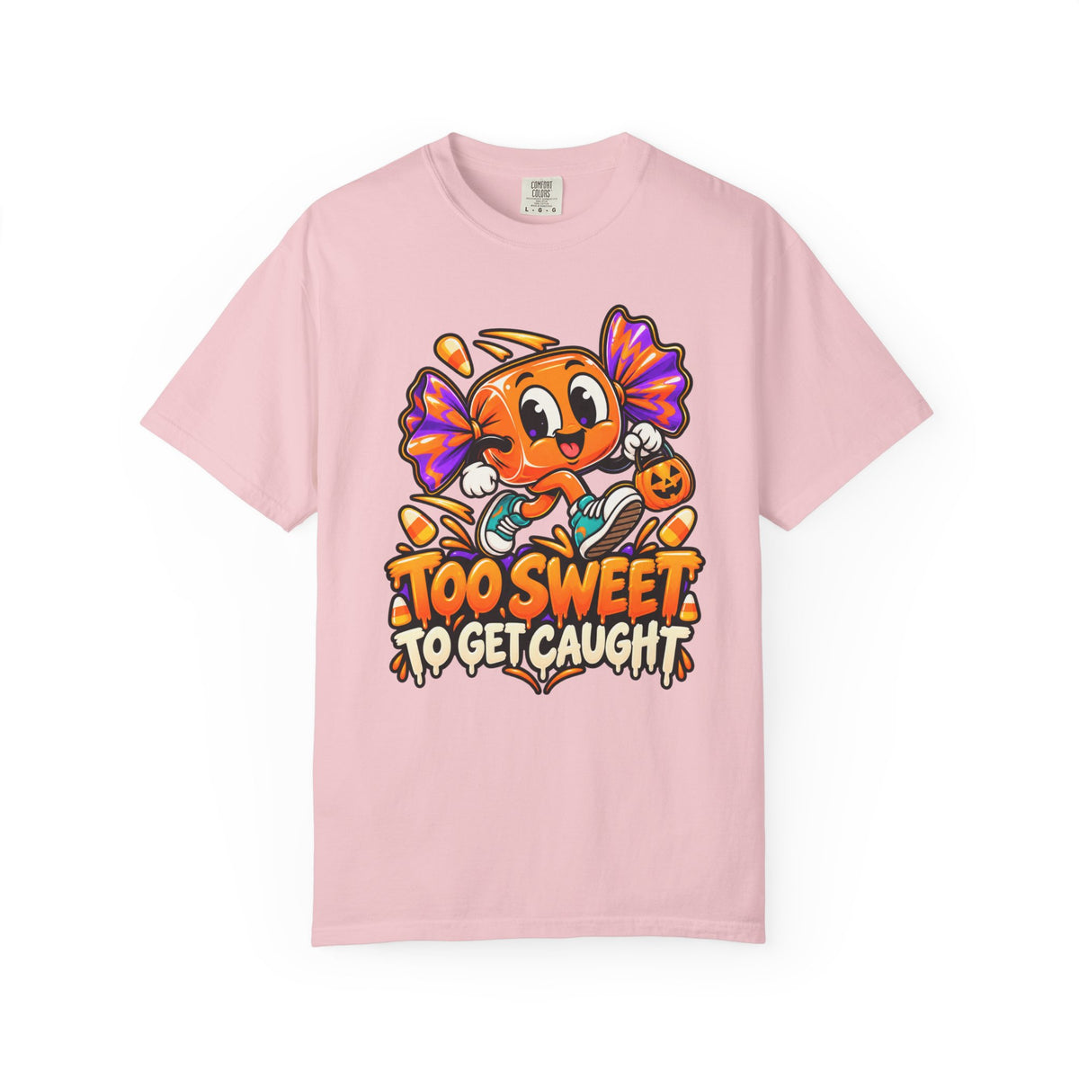 Too Sweet to Get Caught – Cute Halloween Candy T-Shirt