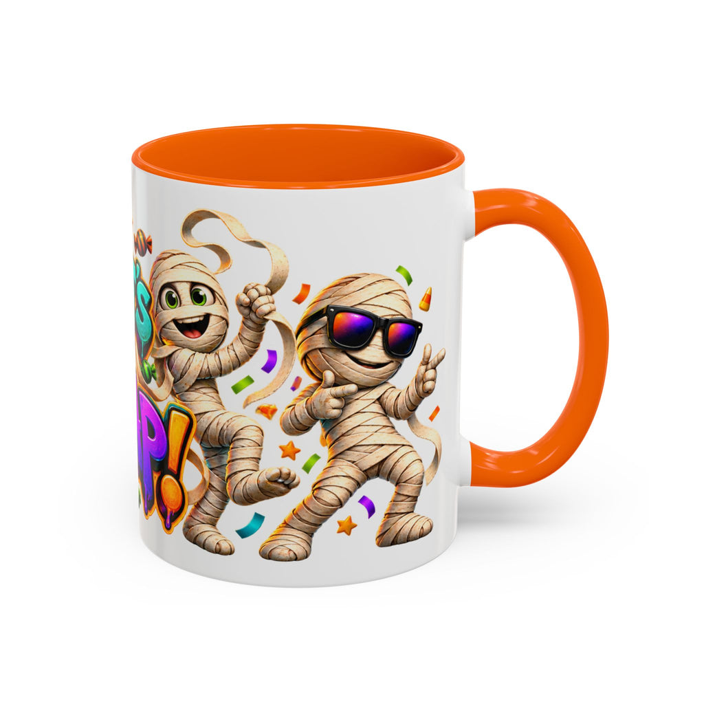 That’s a Wrap Funny Halloween Mummy Party White Mug