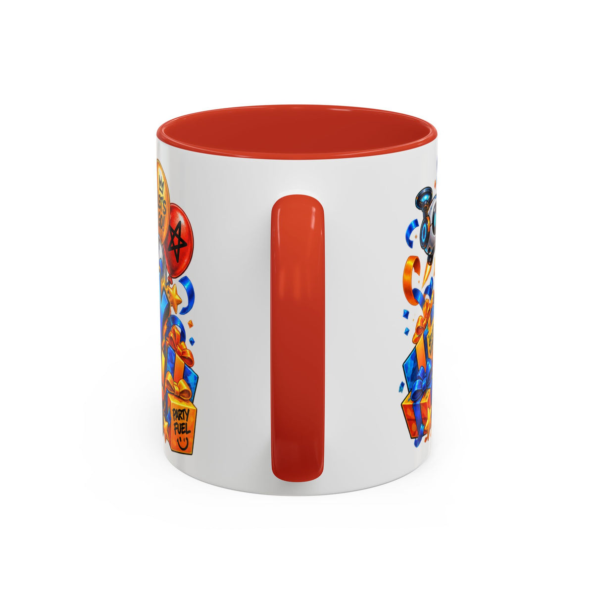 Festora Robot Birthday Mug – Birthday Mode Activated Coffee Cup