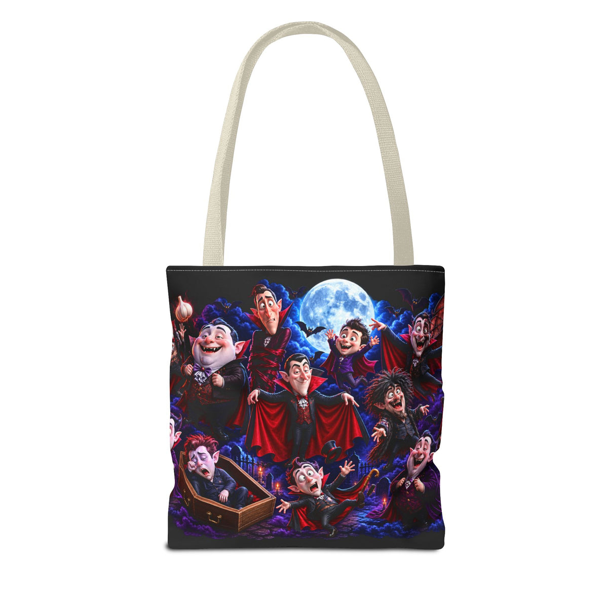 Vampire Night All-Over Print Tote Bag
