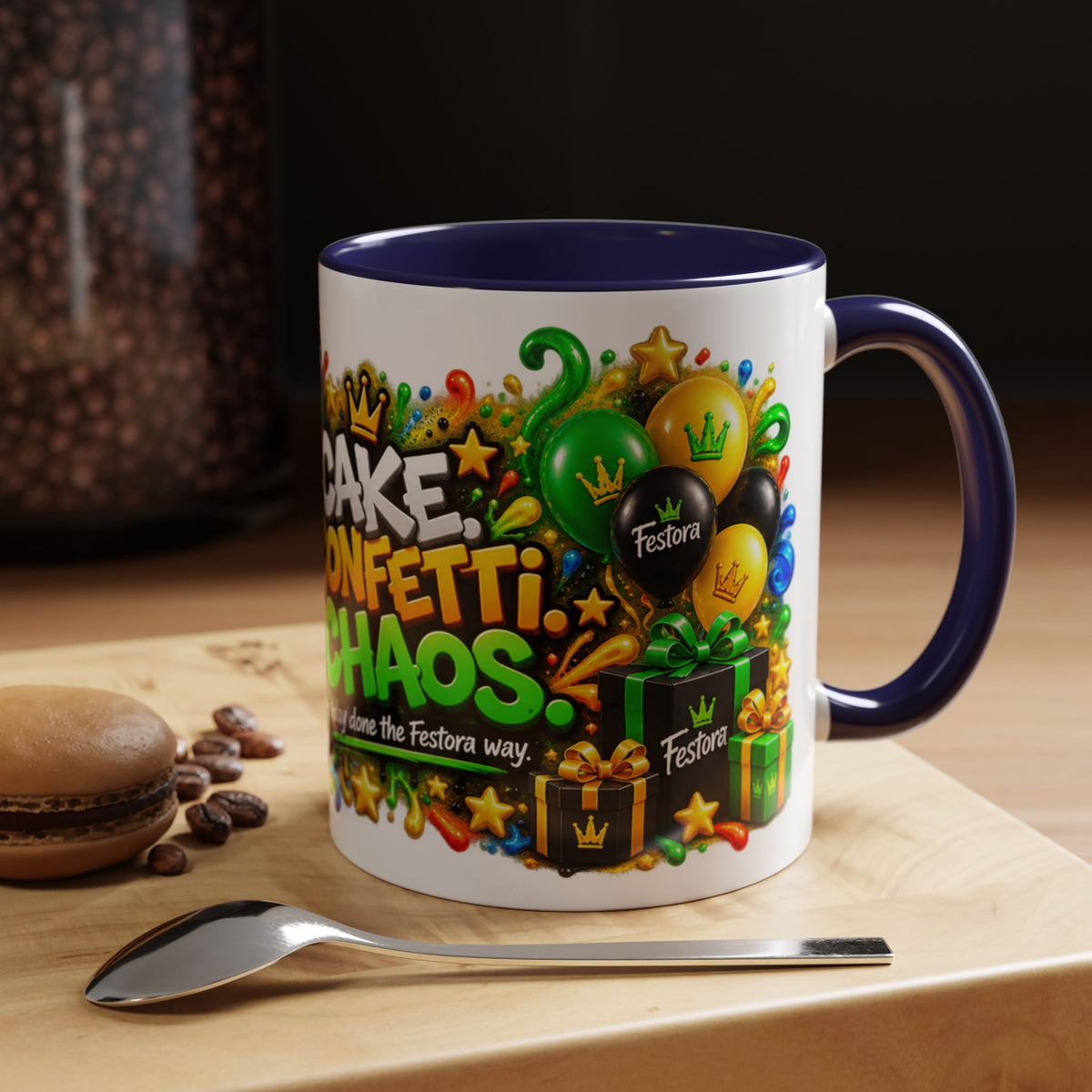 Festora Ant Birthday Mug – Cake Confetti Chaos Coffee Cup