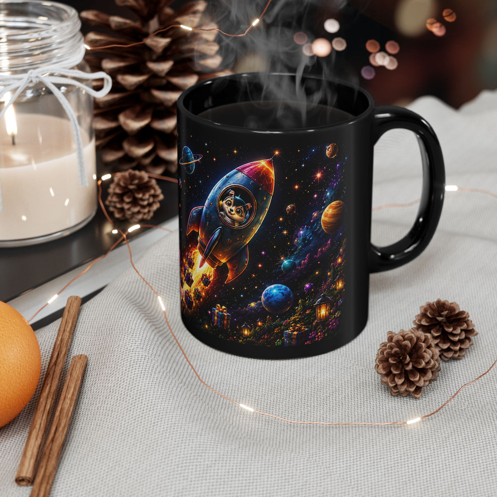 Birthday Rocket Mug — "Blast Off to the Best Day of the Year... Happy Birthday!"