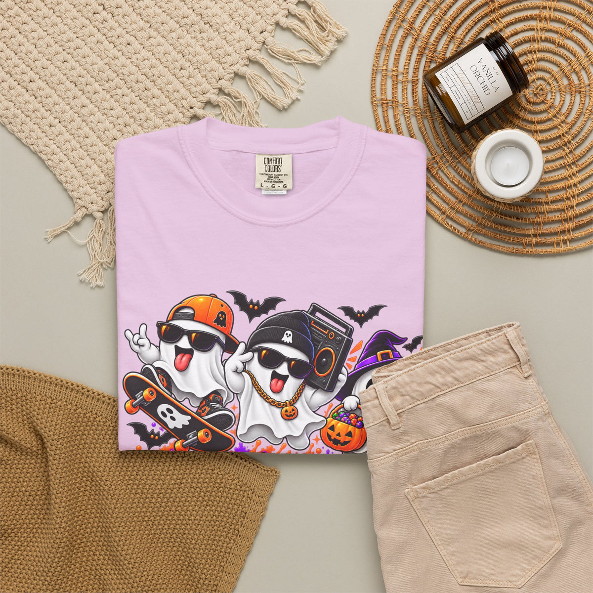 Ghost Mode: ON – Halloween Ghosts Graphic T-Shirt