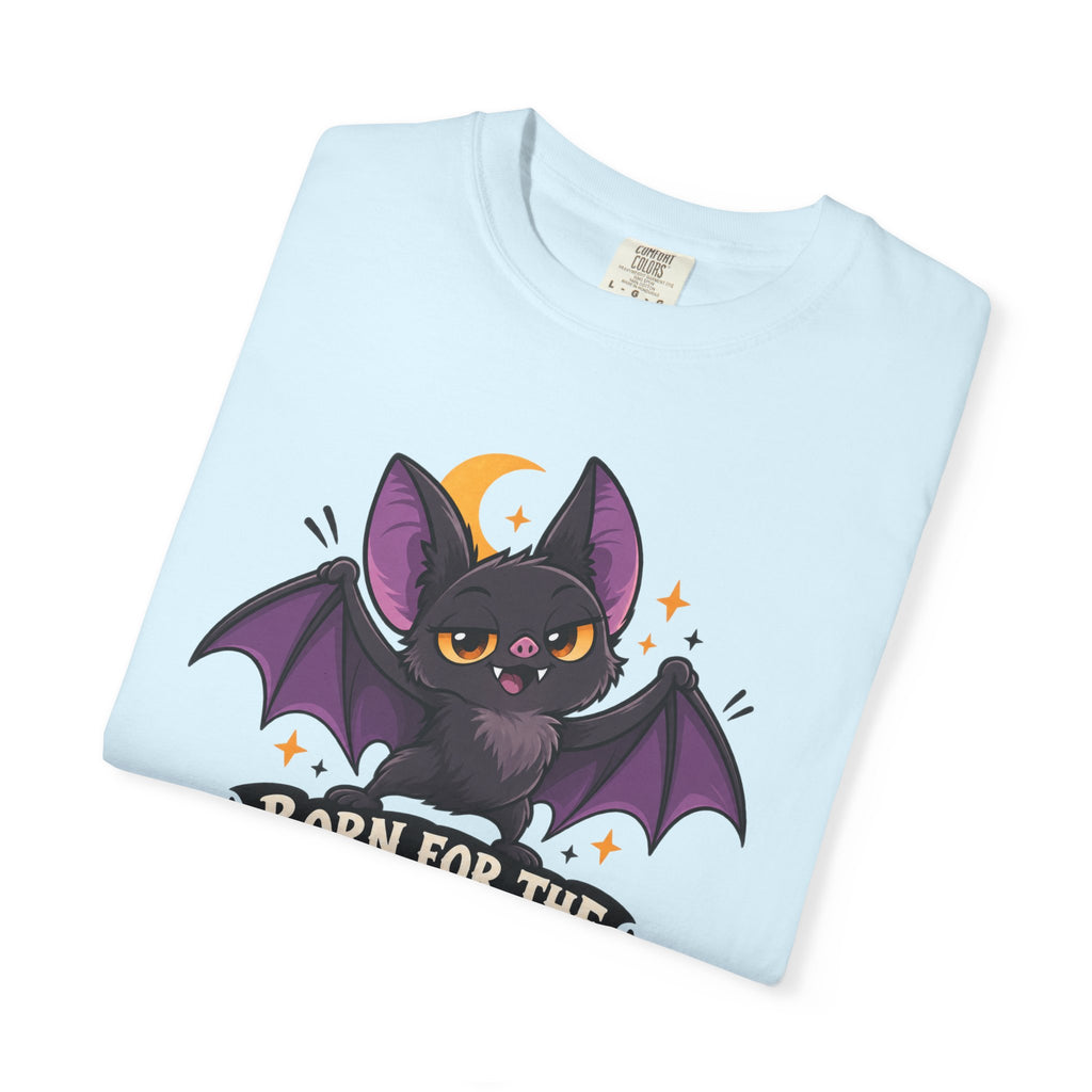 Born for the Night Shift – Cute Halloween Bat T-Shirt