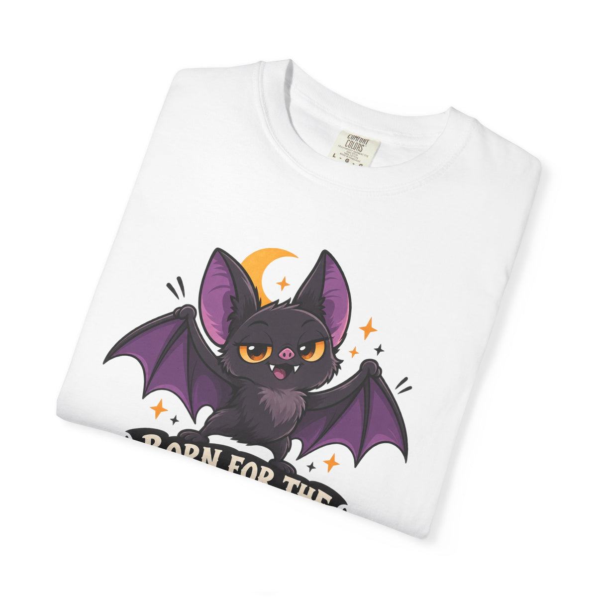 Born for the Night Shift – Cute Halloween Bat T-Shirt