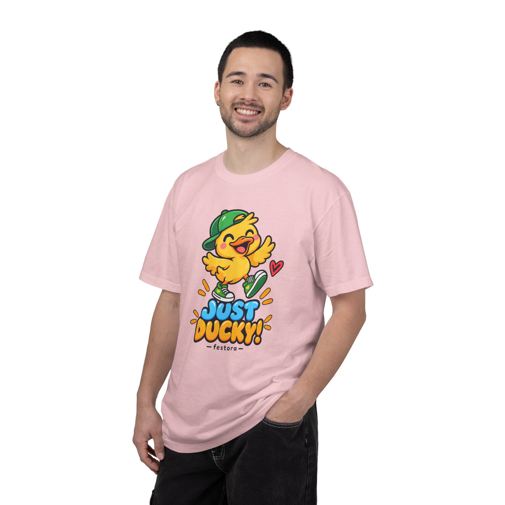 Just Ducky! – Cute Happy Duck Graphic T-Shirt