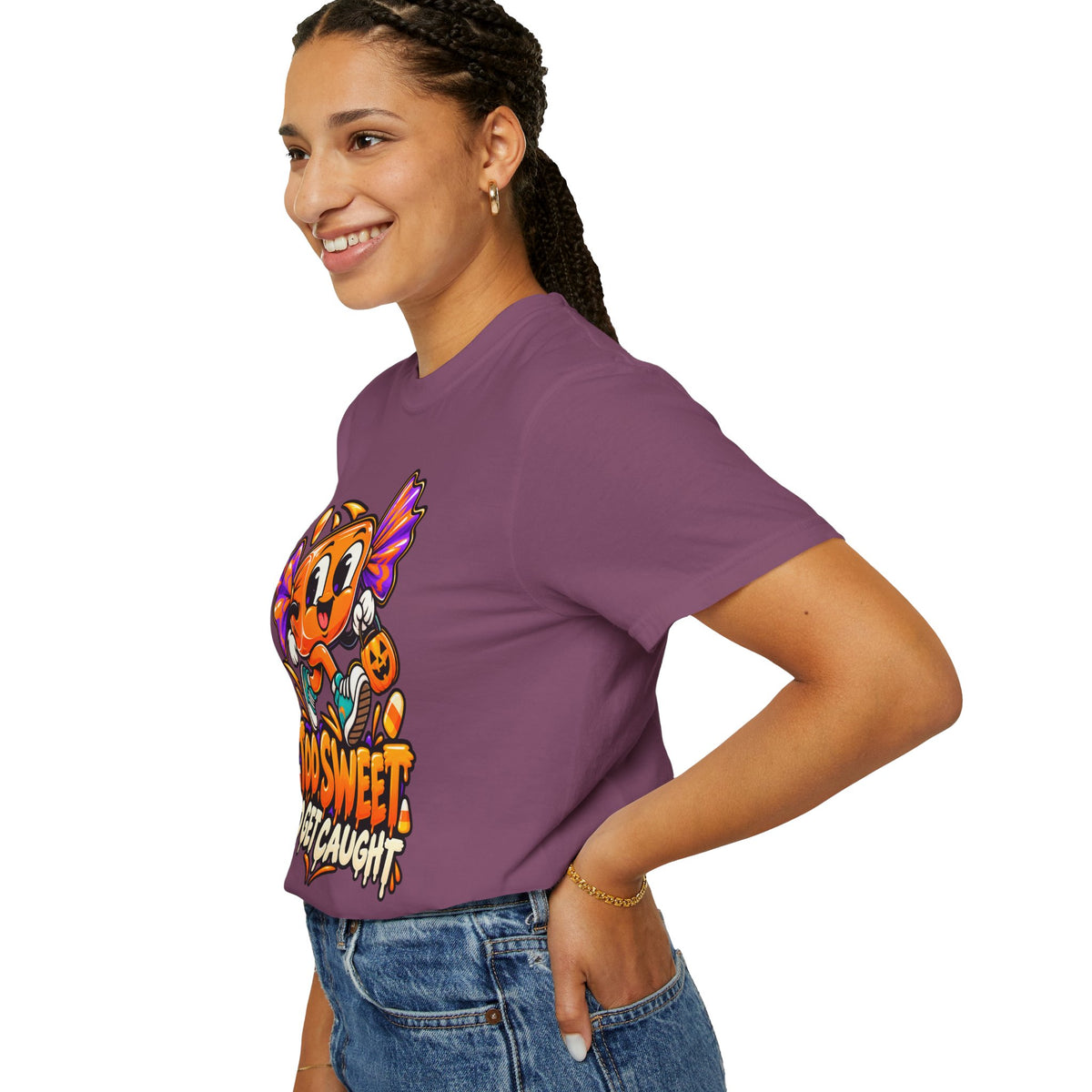 Too Sweet to Get Caught – Cute Halloween Candy T-Shirt