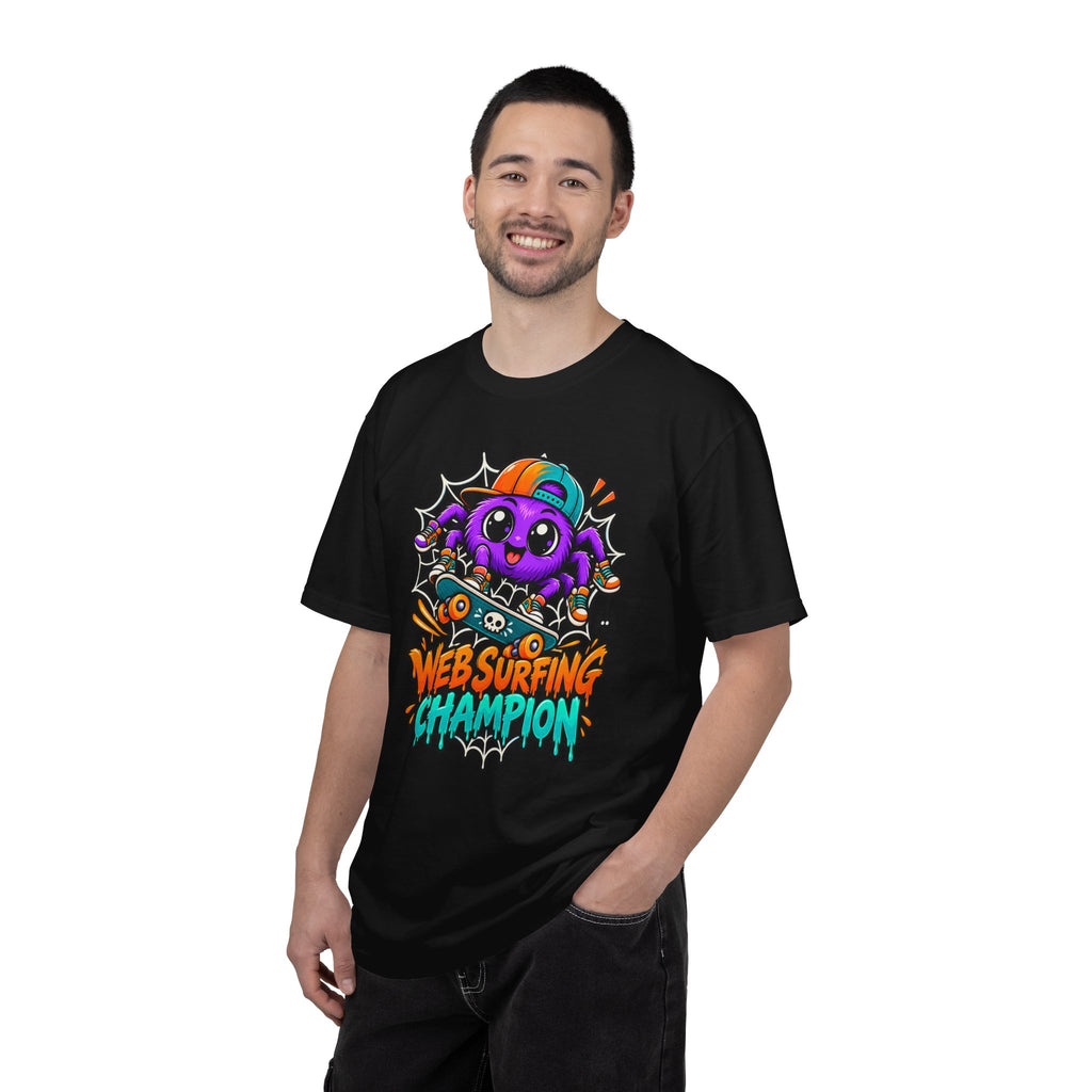 Web Surfing Champion – Cute Halloween Spider T-Shirt
