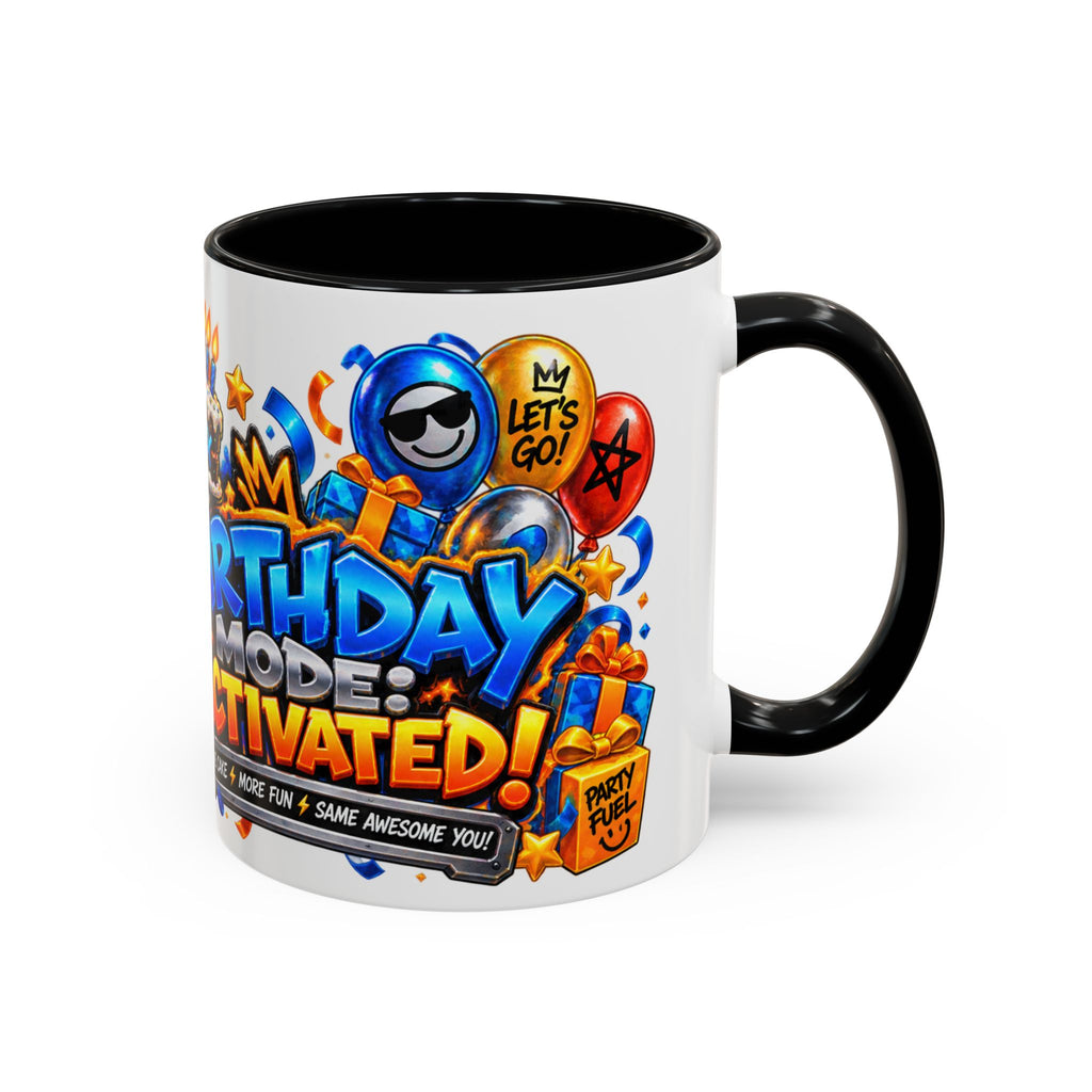Festora Robot Birthday Mug – Birthday Mode Activated Coffee Cup