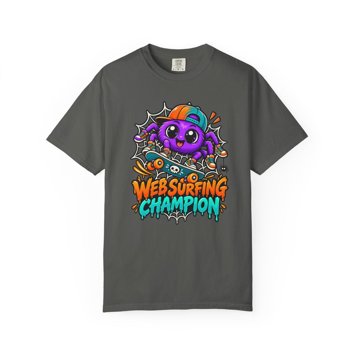 Web Surfing Champion – Cute Halloween Spider T-Shirt