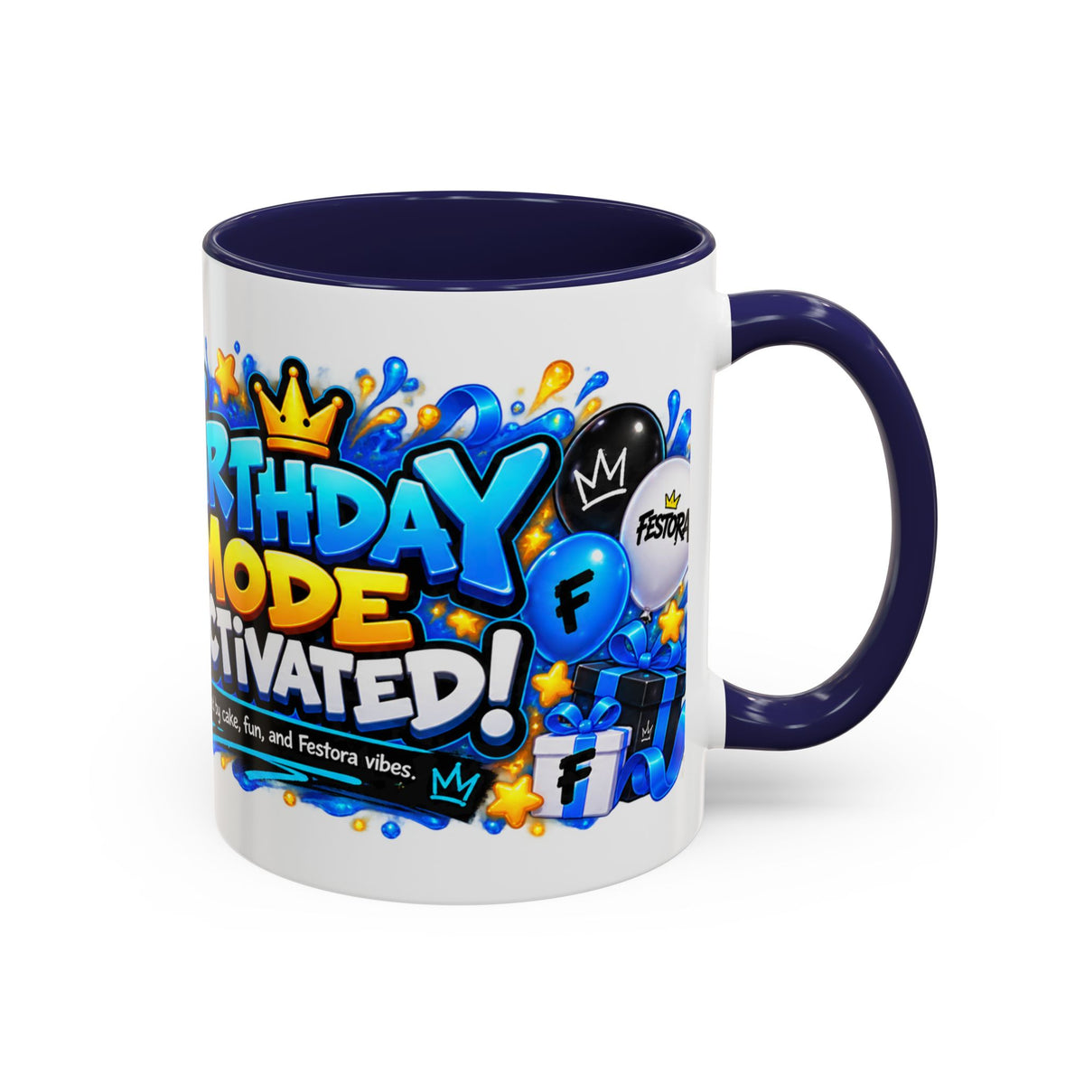 Festora Bot Birthday Mug – Birthday Mode Activated Robot Coffee Cup
