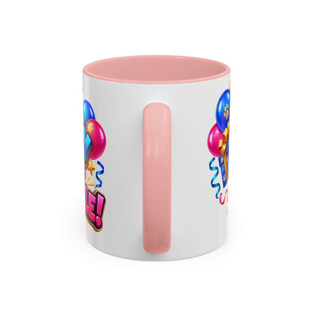 Birthday Mode Full Wiggle Corgi White Mug