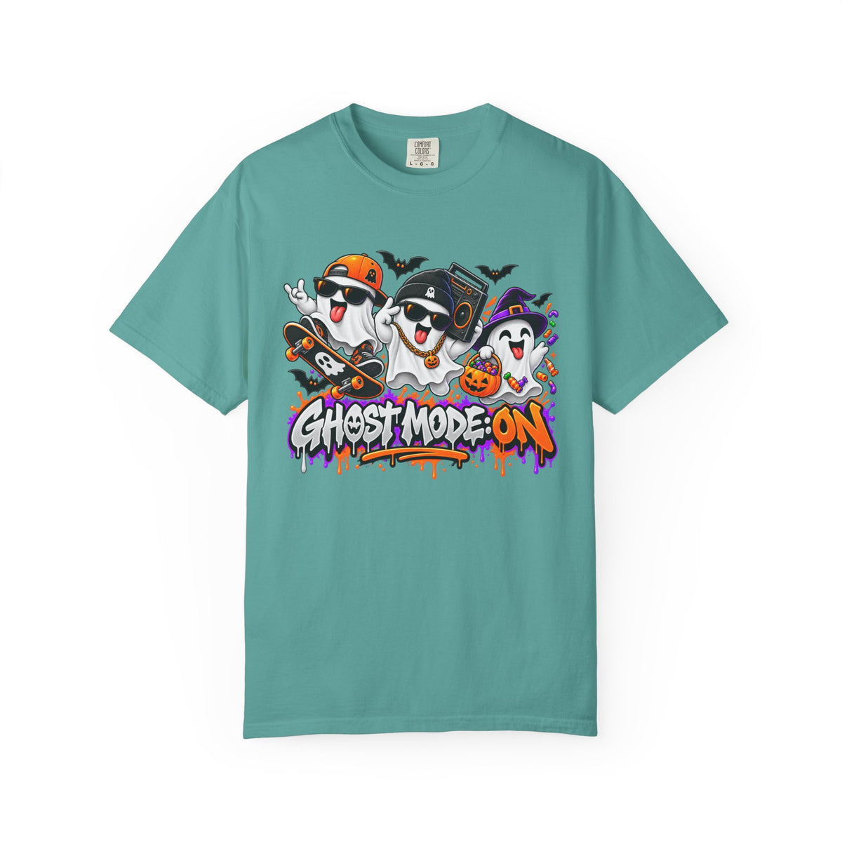 Ghost Mode: ON – Halloween Ghosts Graphic T-Shirt