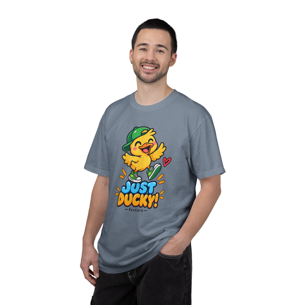 Just Ducky! – Cute Happy Duck Graphic T-Shirt
