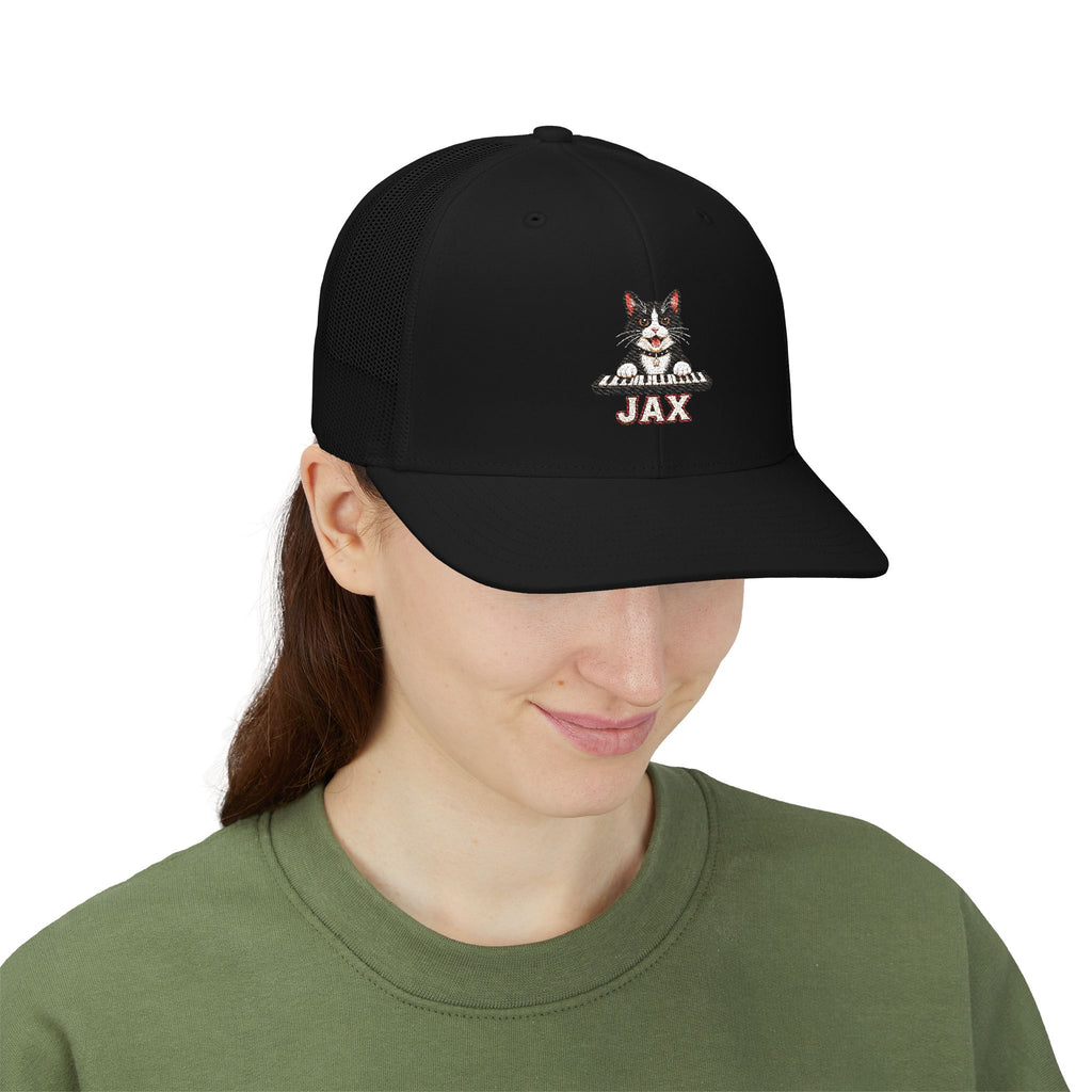 Jax the Keyboard Cat Embroidered Trucker Cat