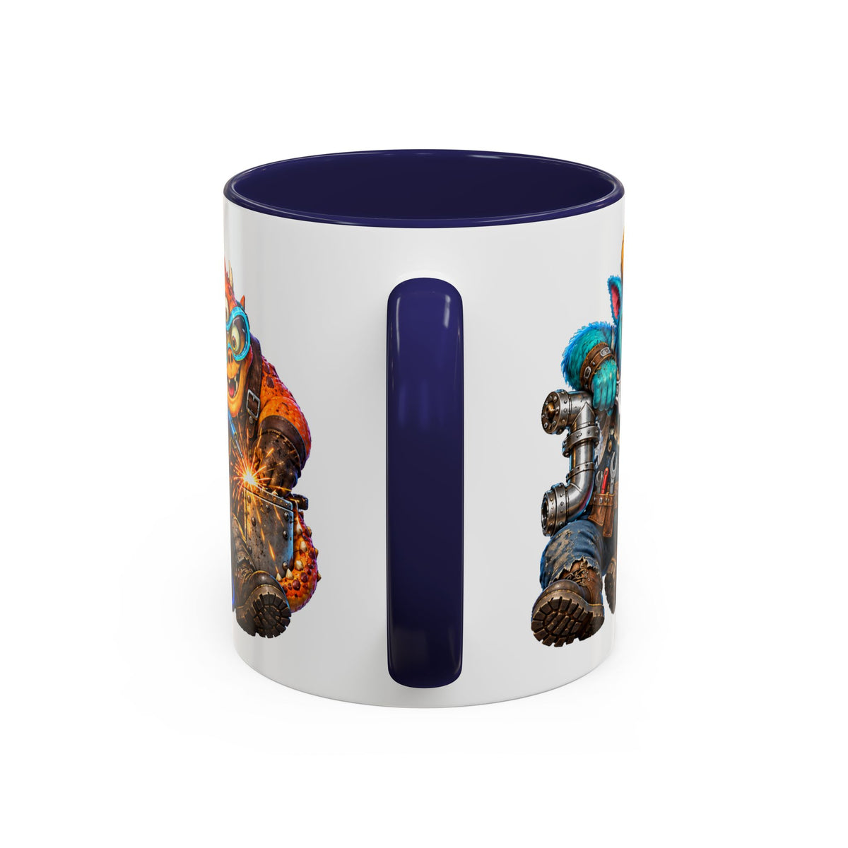 Built Different Monster Workshop Halloween White Mug