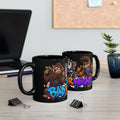 Bad Hair Night Funny Werewolf Barber Halloween Black Mug
