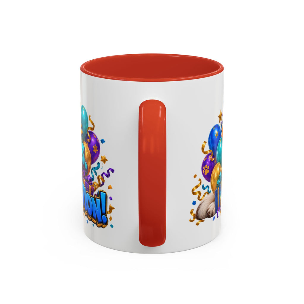 Big Dog Big Wishes Saint Bernard Birthday White Mug