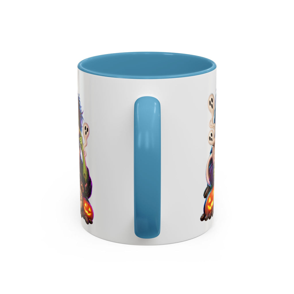 Graveyard Shift Fuel Coffee Zombies Halloween White Mug