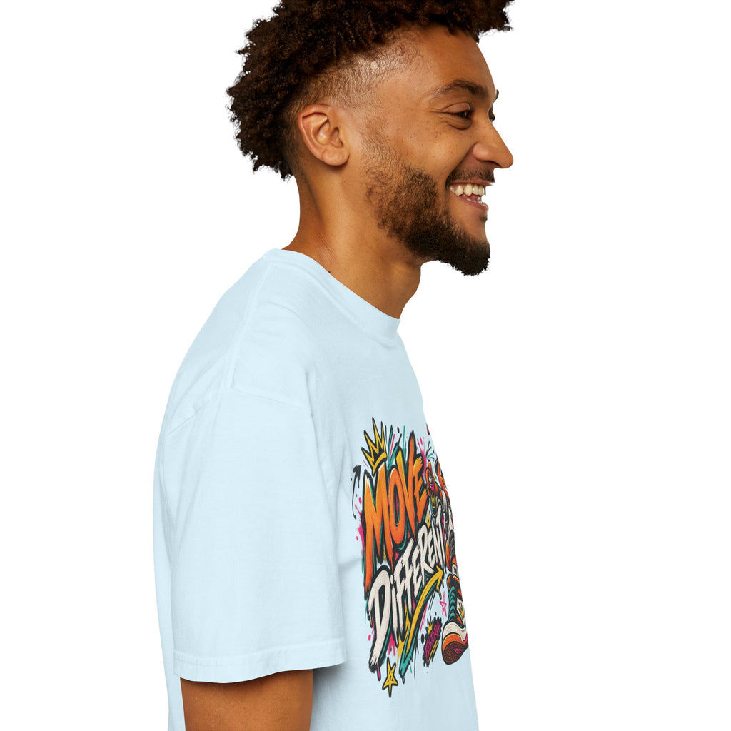 Move Different Graphic T-Shirt — Streetwear Skate Ant Mascot Design