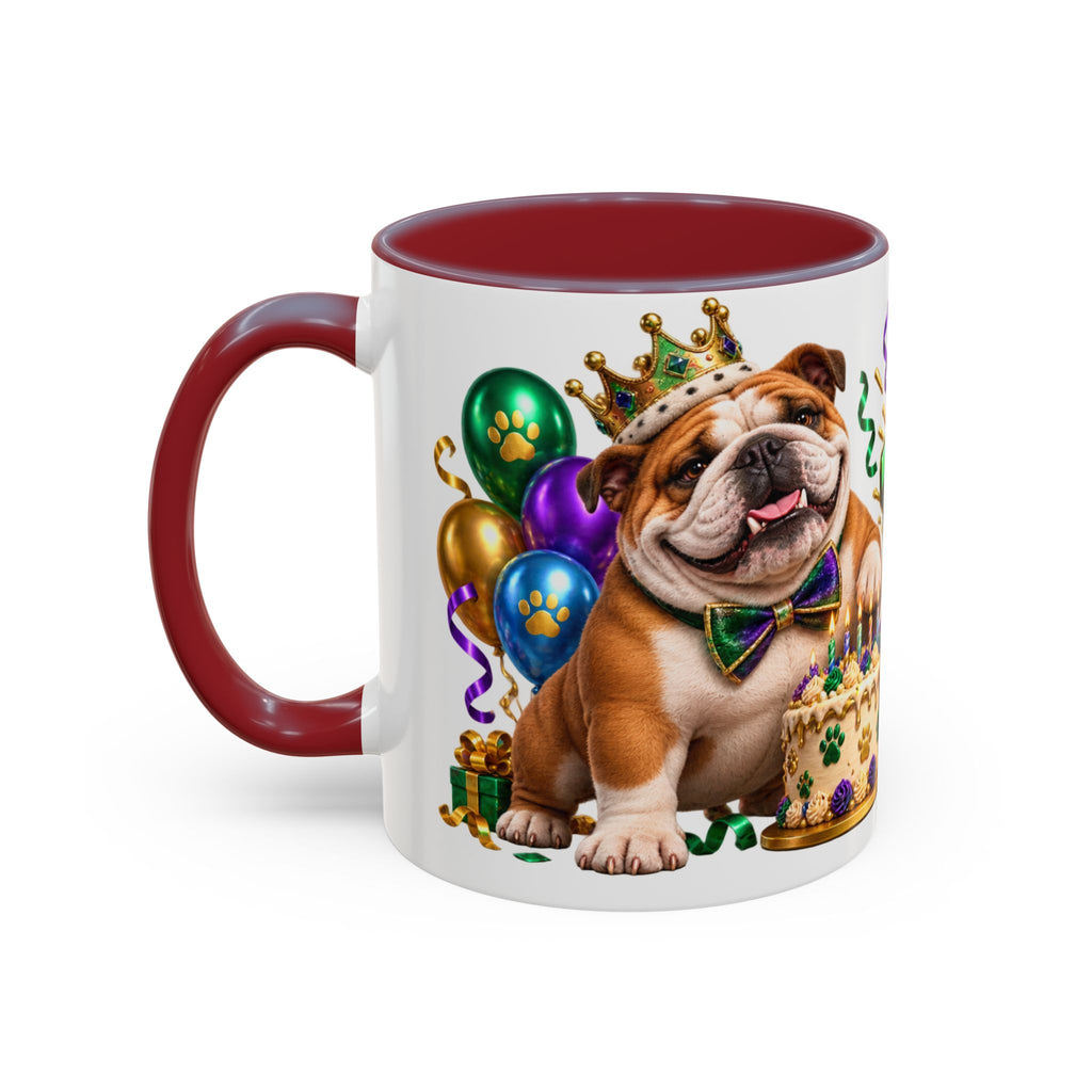 Built to Party English Bulldog Birthday White Mug
