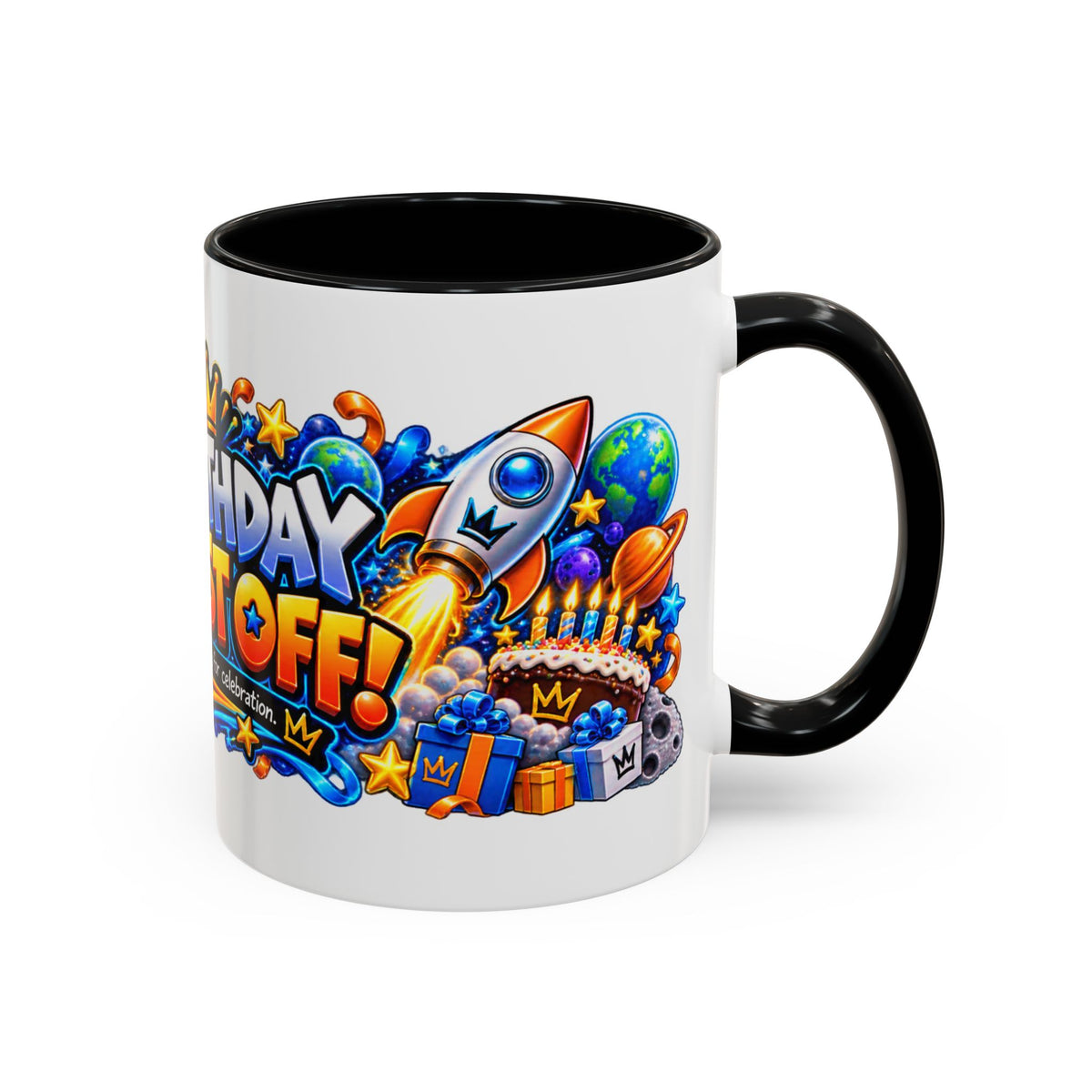 Festora Alien Birthday Mug – Birthday Blast Off Coffee Cup