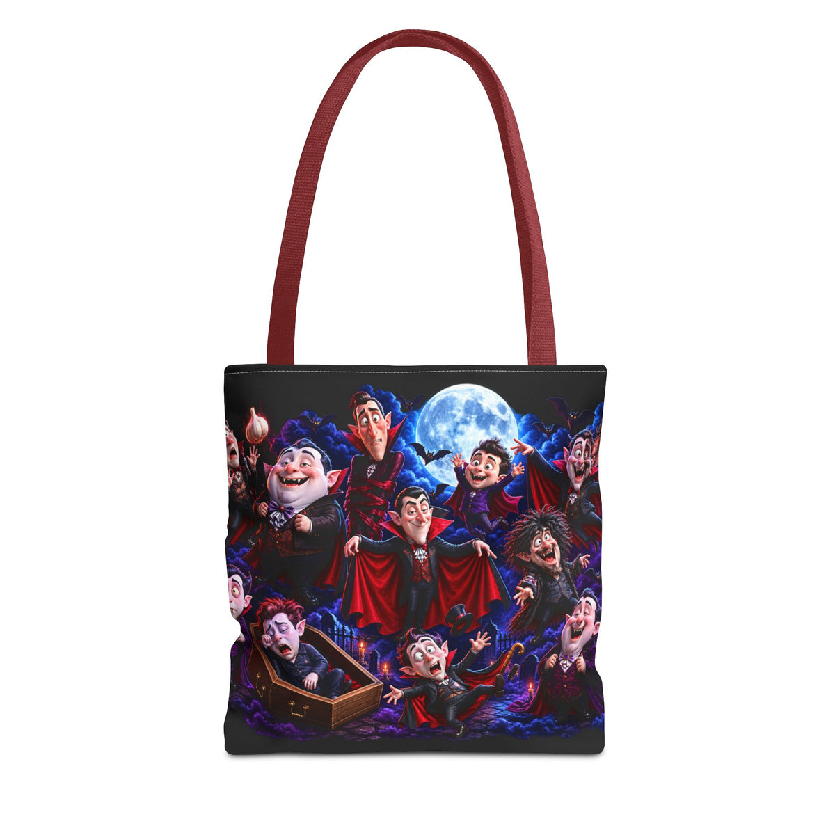 Vampire Night All-Over Print Tote Bag