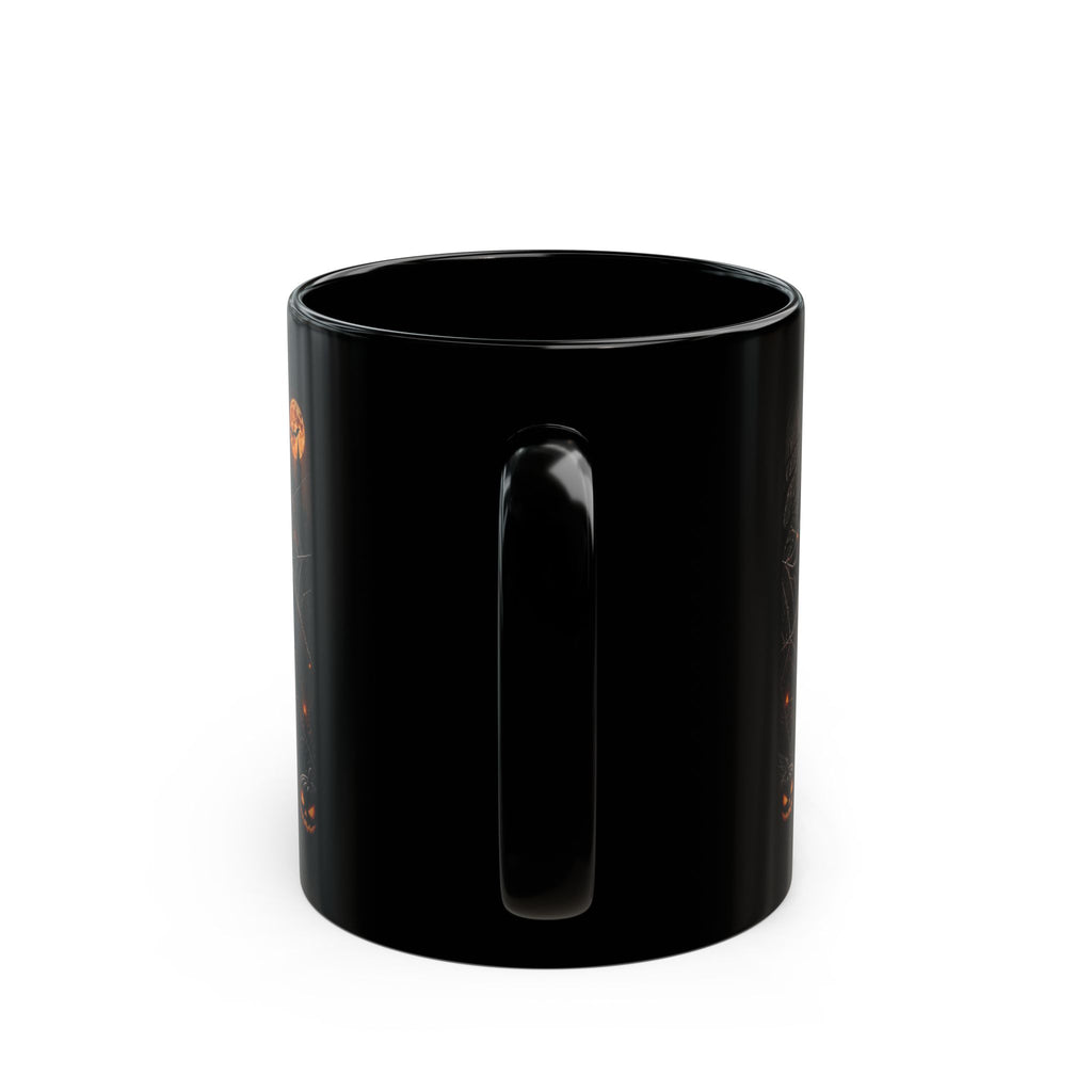 Stay Spooky Halloween Mug — 'Life Is Better With A Little Creepiness' Black Coffee Cup