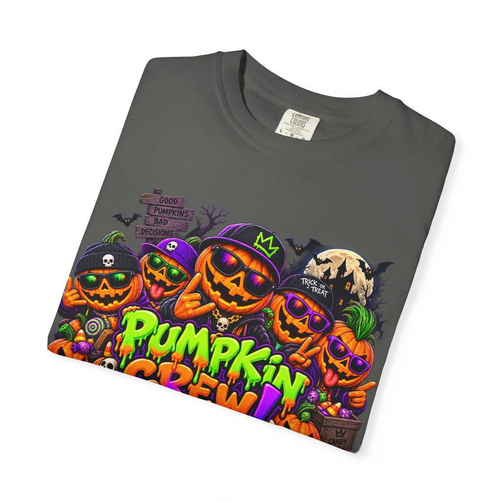 Pumpkin Crew Halloween T-Shirt – Funny Jack O’ Lantern Graphic Tee