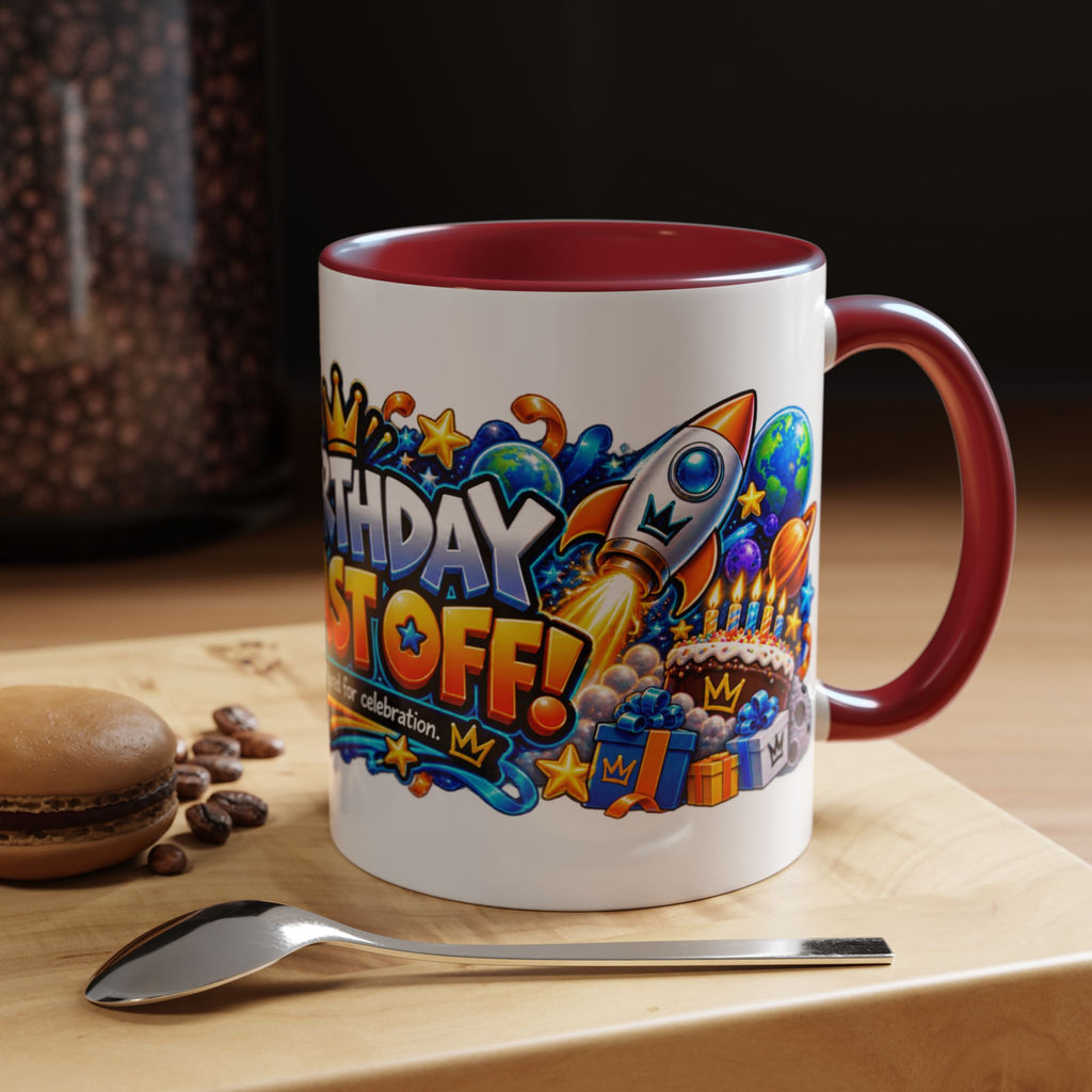 Festora Alien Birthday Mug – Birthday Blast Off Coffee Cup