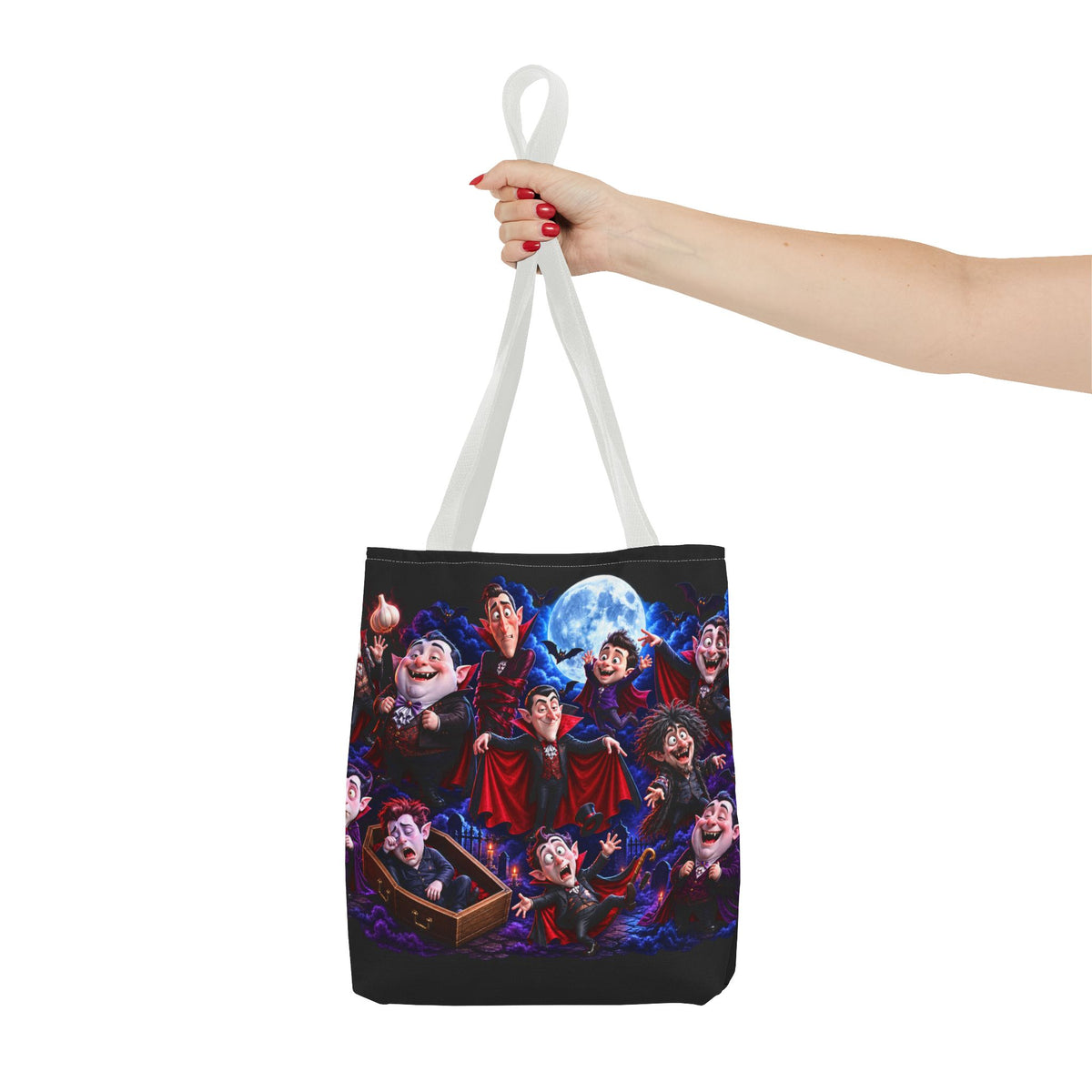 Vampire Night All-Over Print Tote Bag