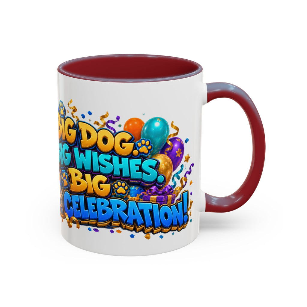 Big Dog Big Wishes Saint Bernard Birthday White Mug