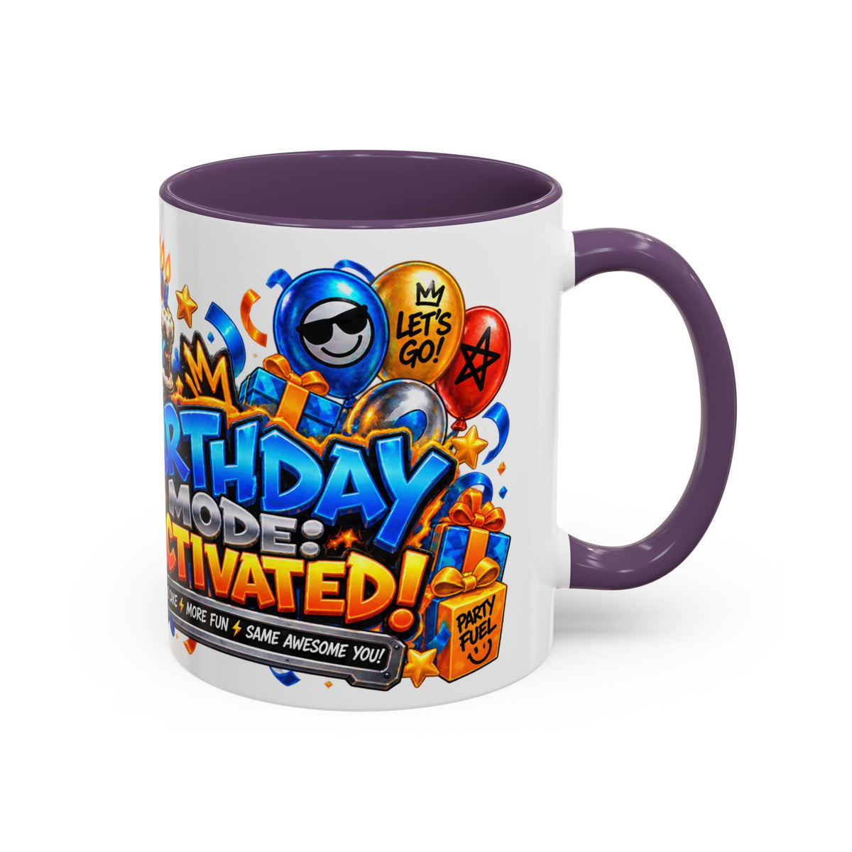 Festora Robot Birthday Mug – Birthday Mode Activated Coffee Cup