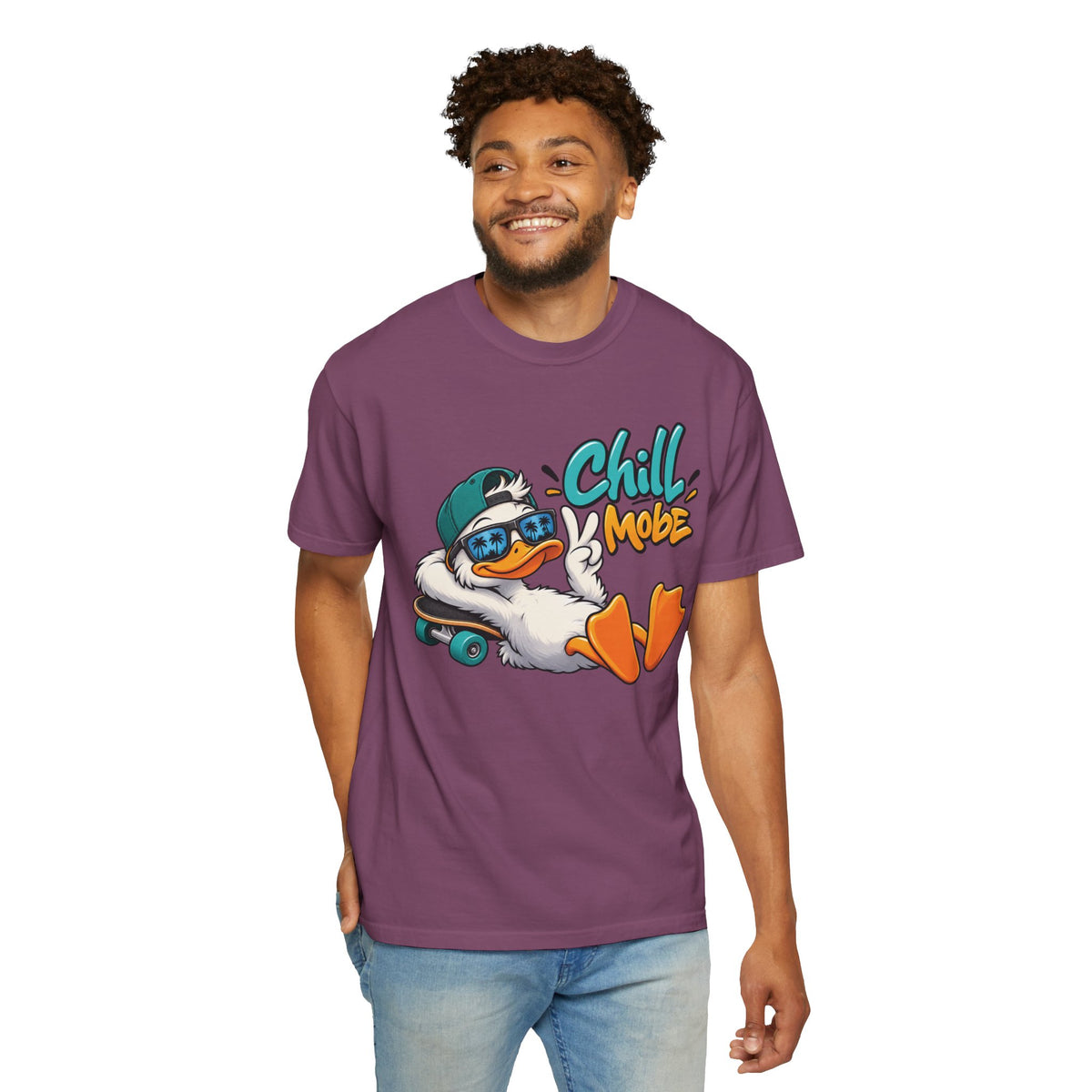 Chill Mode Duck Graphic T-Shirt | Festora Everyday