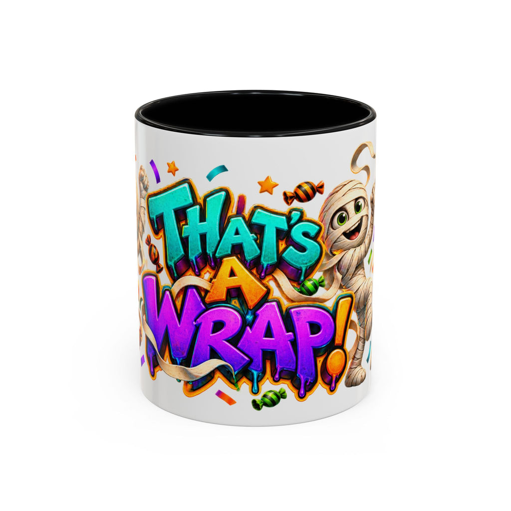 That’s a Wrap Funny Halloween Mummy Party White Mug