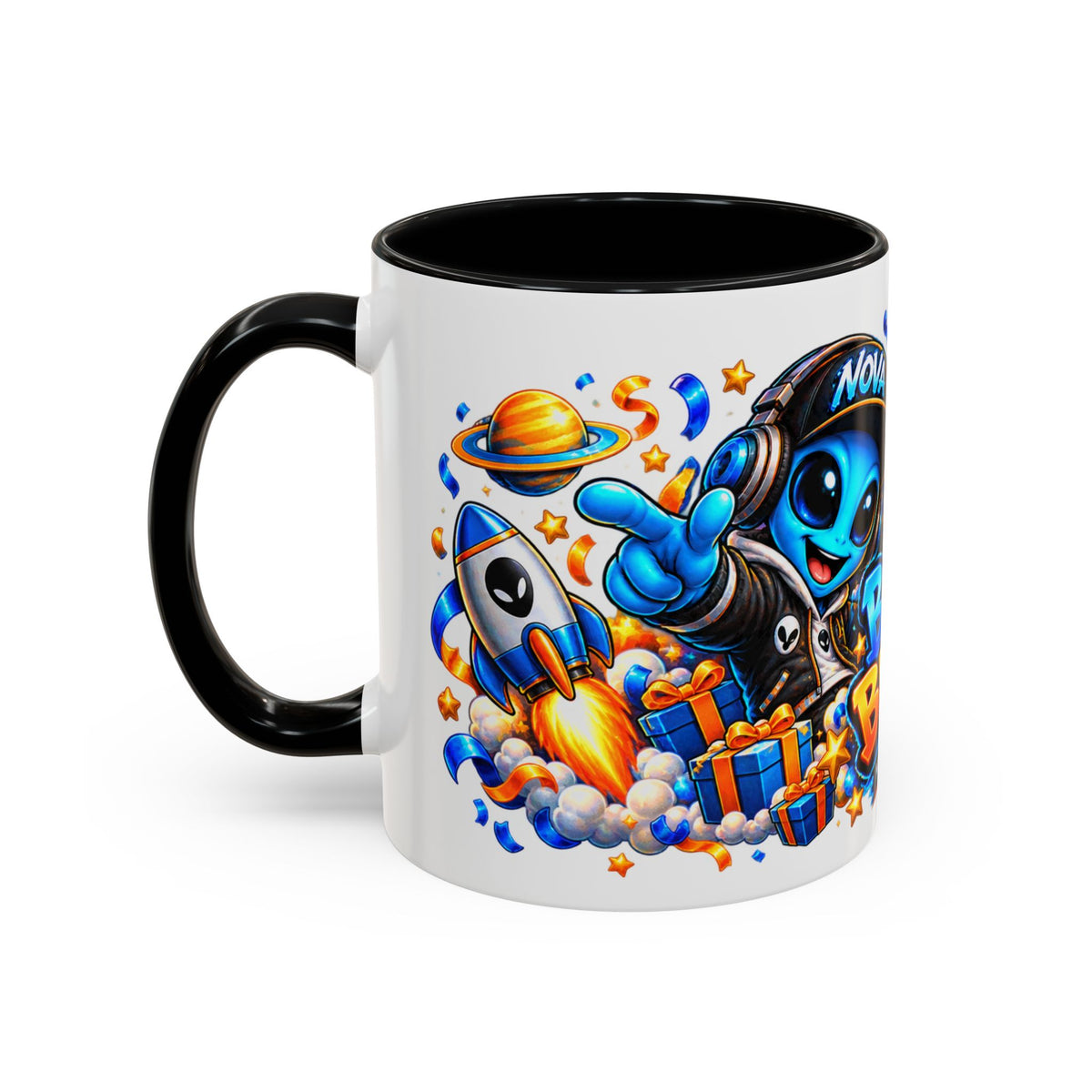 Festora Alien Birthday Mug – Birthday Blast Off Coffee Cup