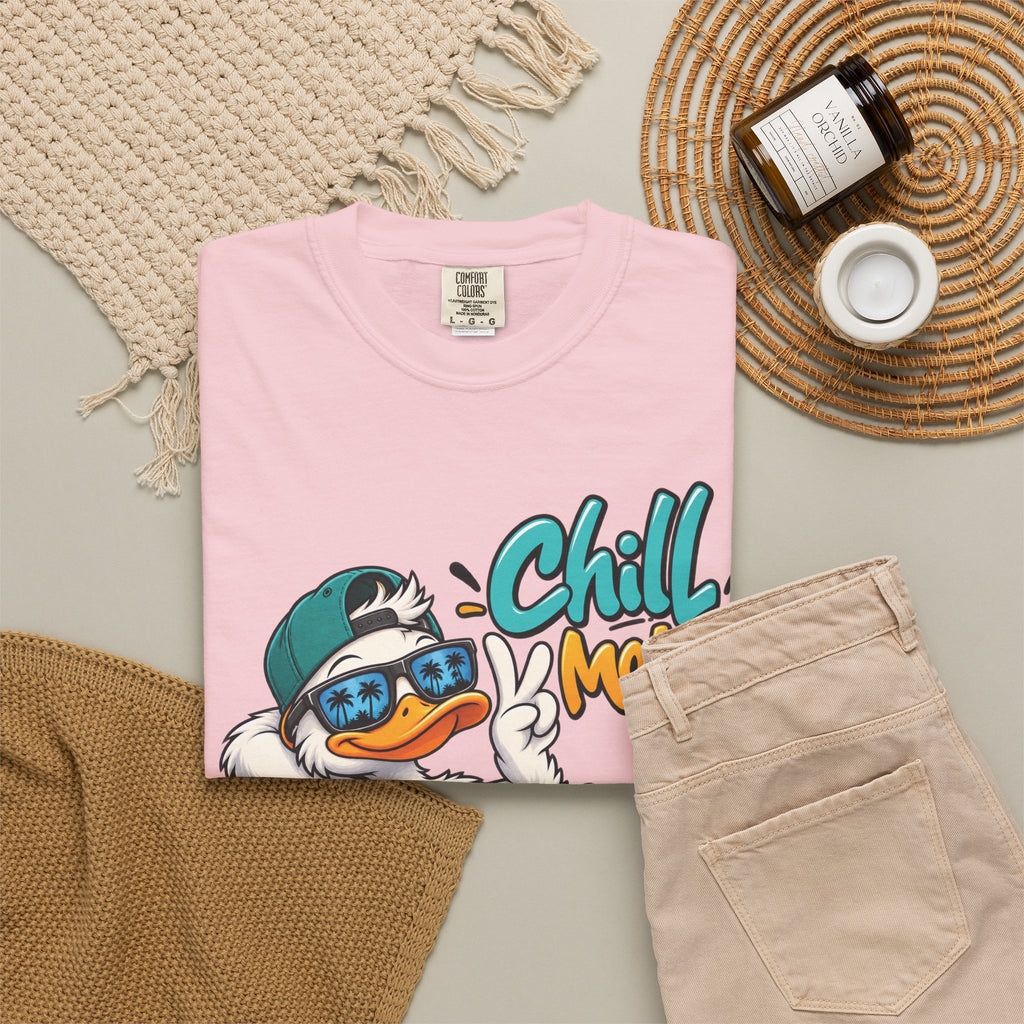 Chill Mode Duck Graphic T-Shirt | Festora Everyday