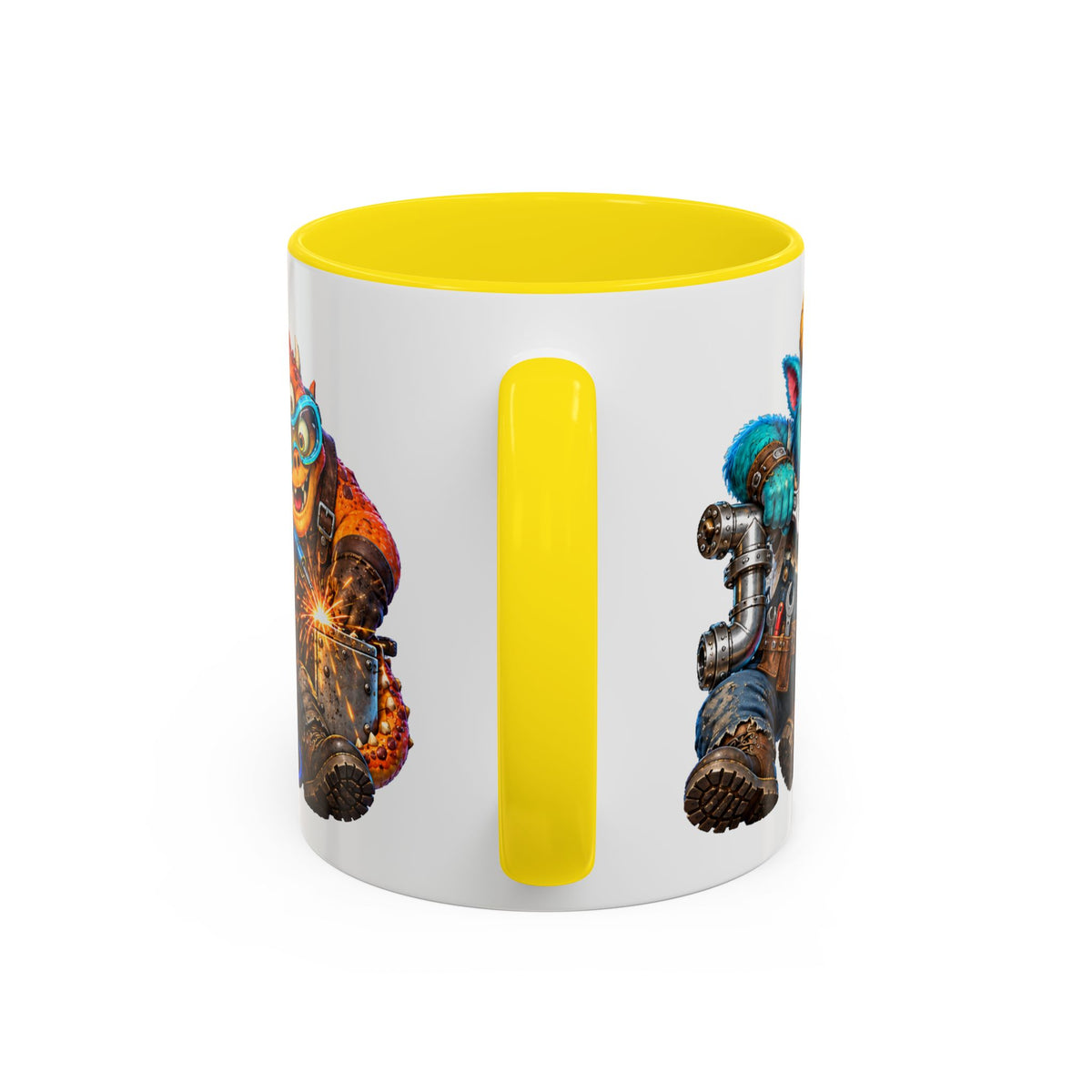 Built Different Monster Workshop Halloween White Mug