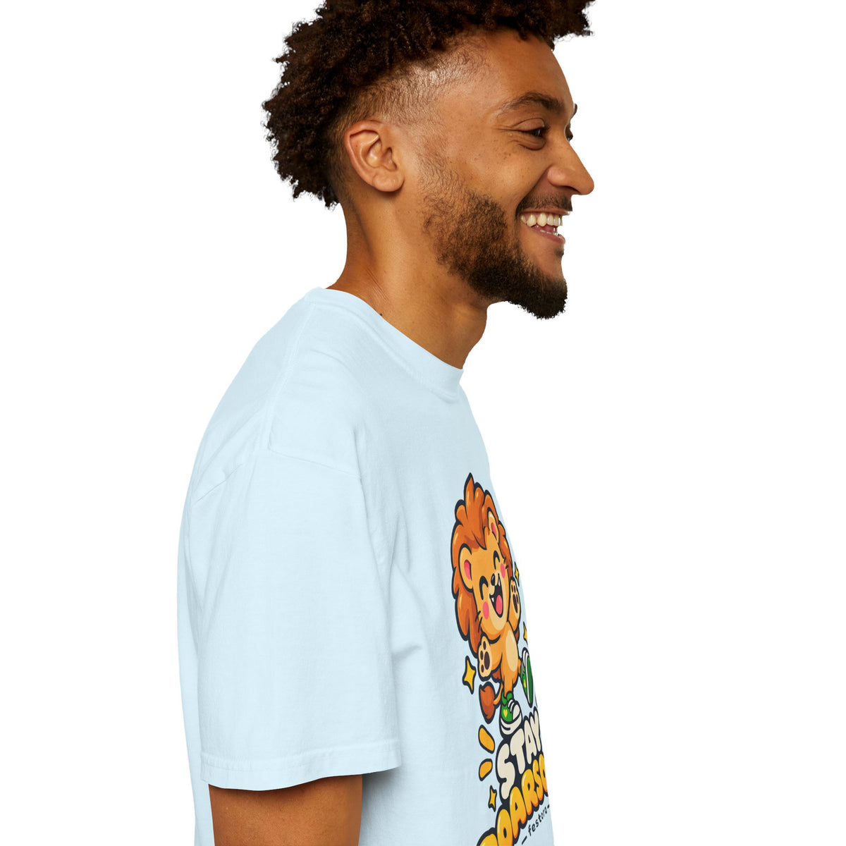 Stay Roarsome – Cute Happy Lion Graphic T-Shirt
