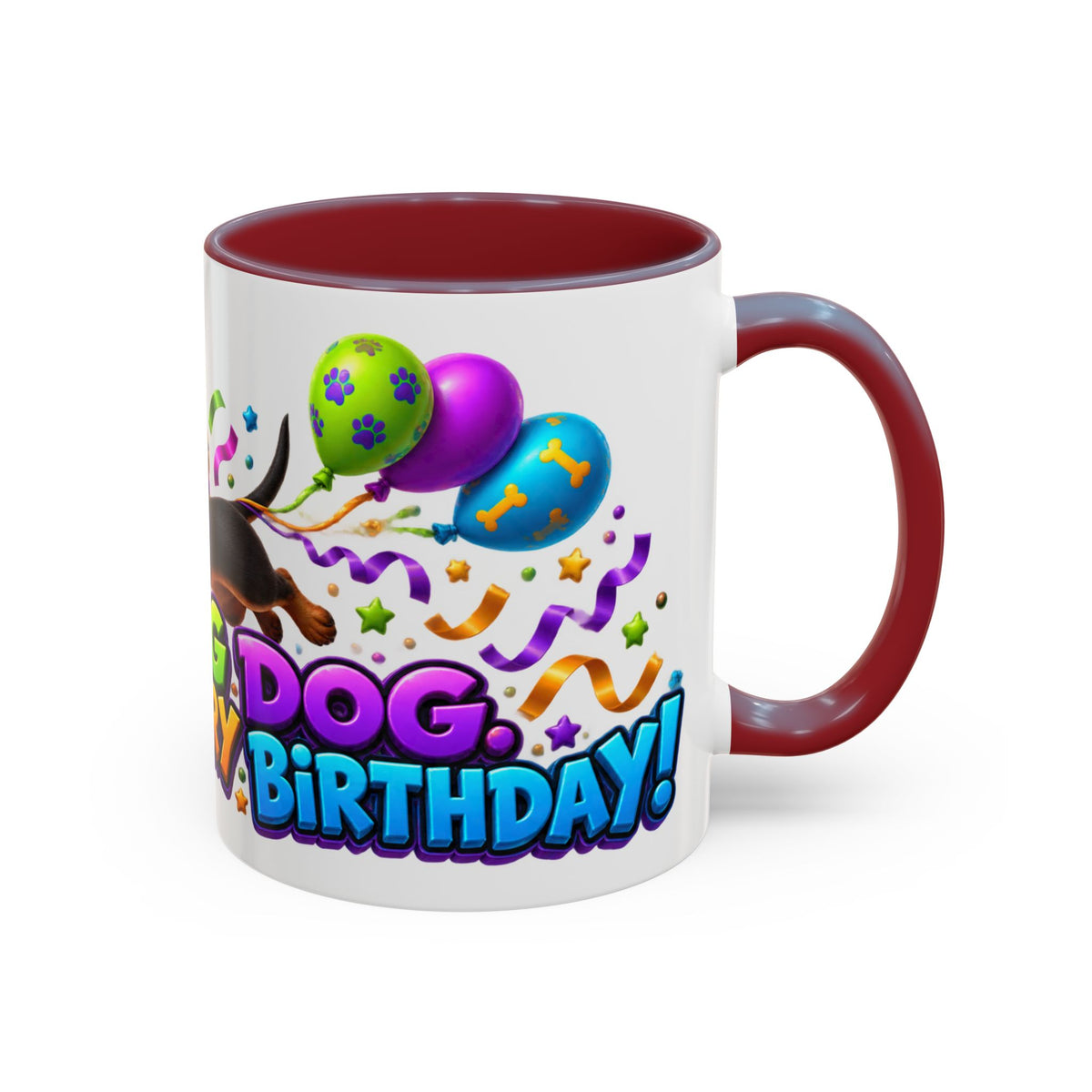 Long Dog Legendary Birthday Dachshund White Mug