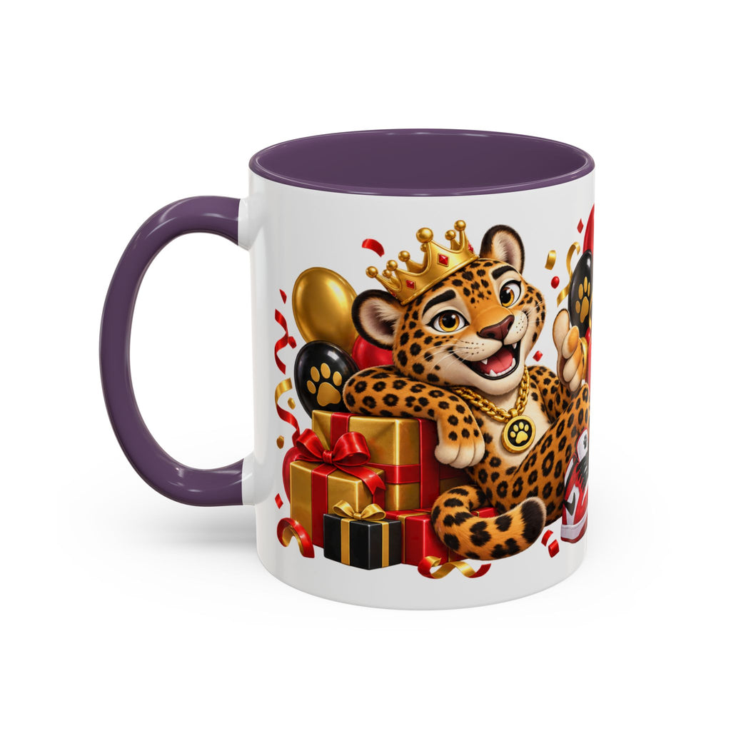 Title: Happy Birthday Jaguar Mug – Colorful 3D Birthday Gift – White Coffee Mug